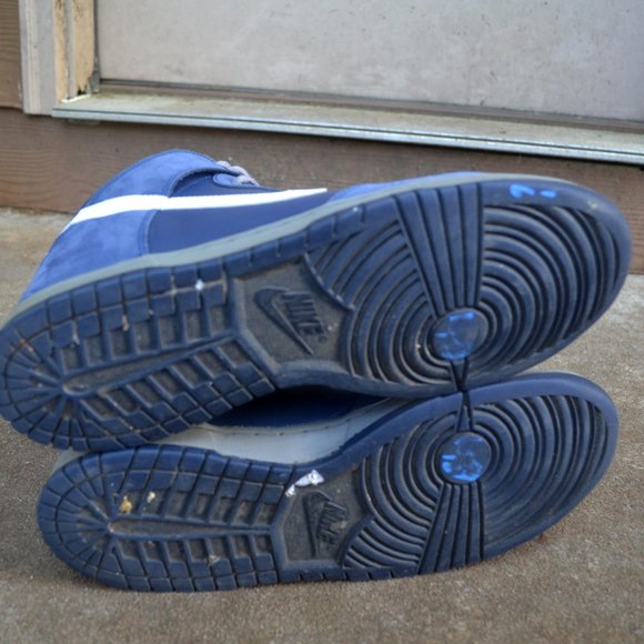 Nike Dunk High Size 12 Men Blue 2012 - Picture 8 of 12